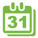 green calendar icon