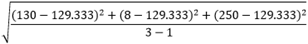 Standard deviation